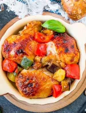 Курица с овощами