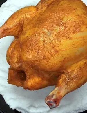 Курица в духовке на соли целиком с хрустящей корочкой