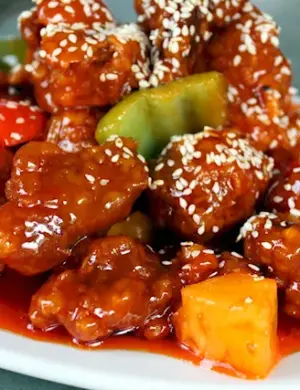 Курица в кисло-сладком соусе по корейски