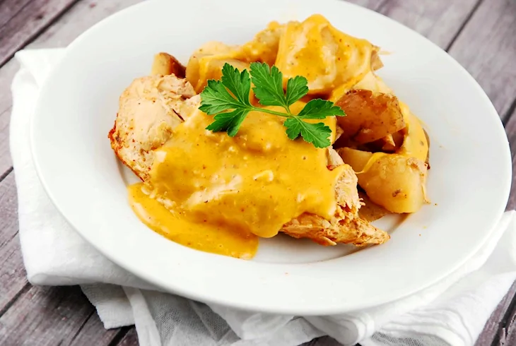 Курица в сырном соусе
