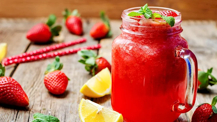 Лимонад клубника базилик