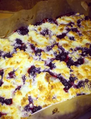 Лимонный пирог с посыпкой