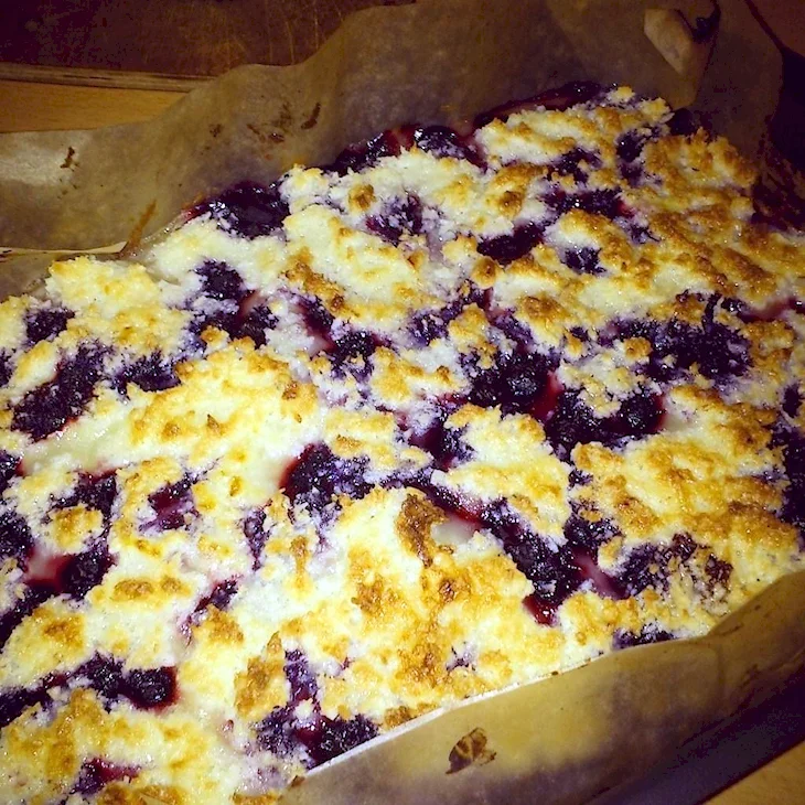 Лимонный пирог с посыпкой