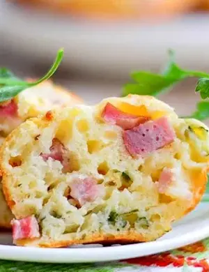 Маффин с ветчиной и сыром