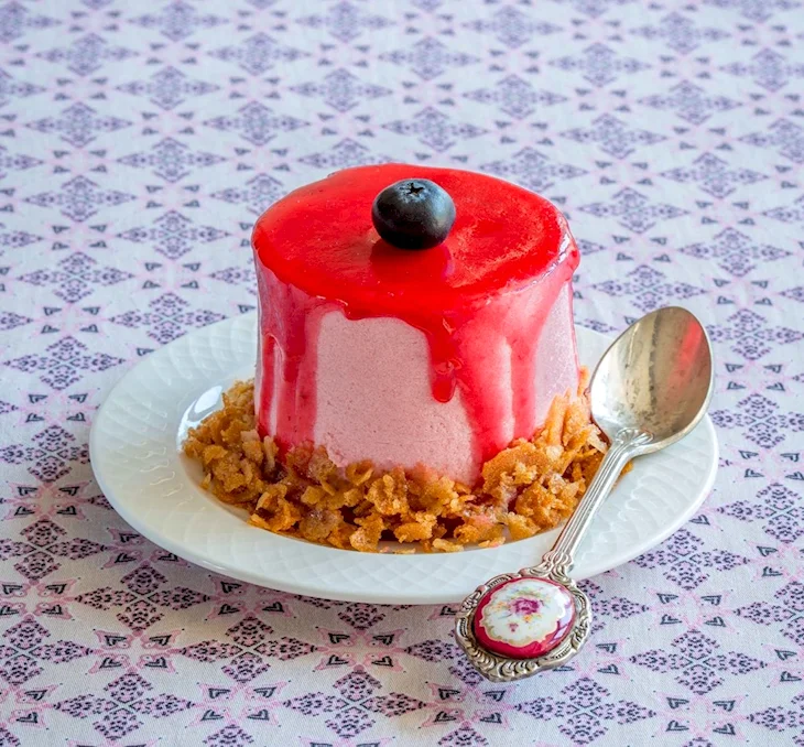 Малиновый мусс десерт