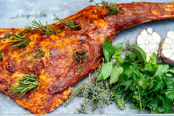Мансафа с лопаткой ягненка