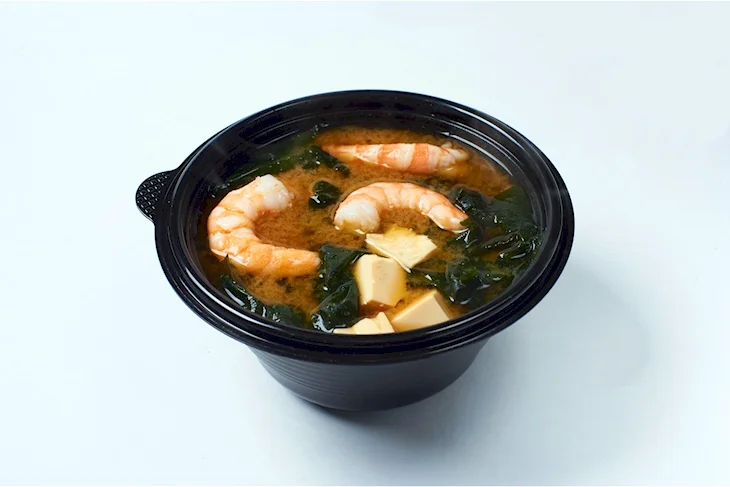 Мисо с креветками