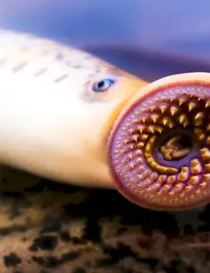 Морская минога Petromyzon Marinus