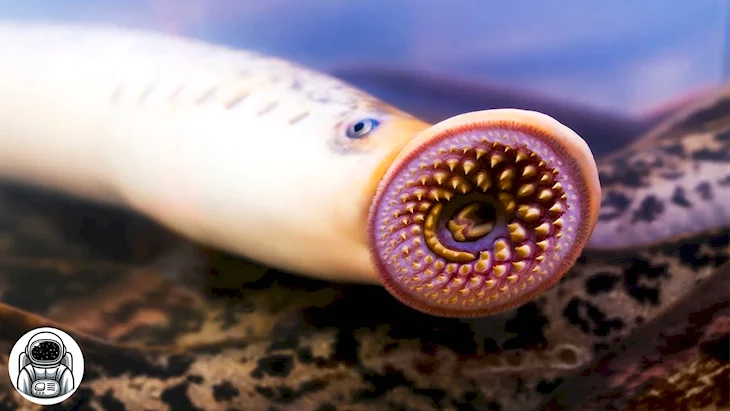 Морская минога Petromyzon Marinus