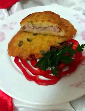 Отбивная в картофельной шубке