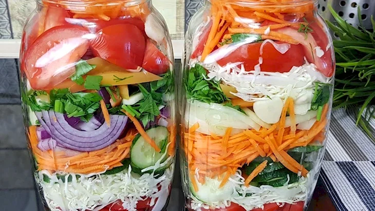Овощное ассорти пальчики оближешь