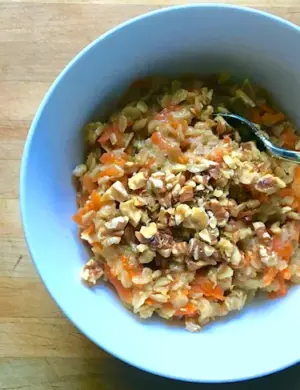 Овсянка с морковью