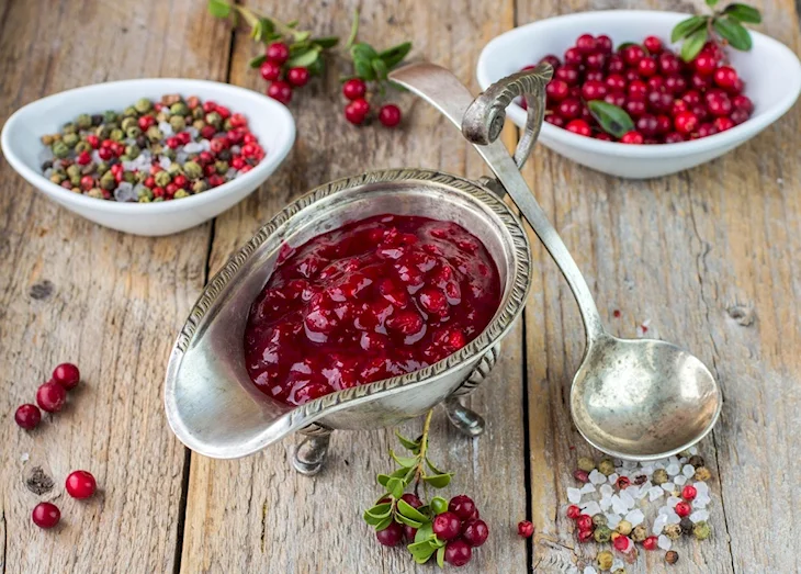 Пареная брусника Карелия