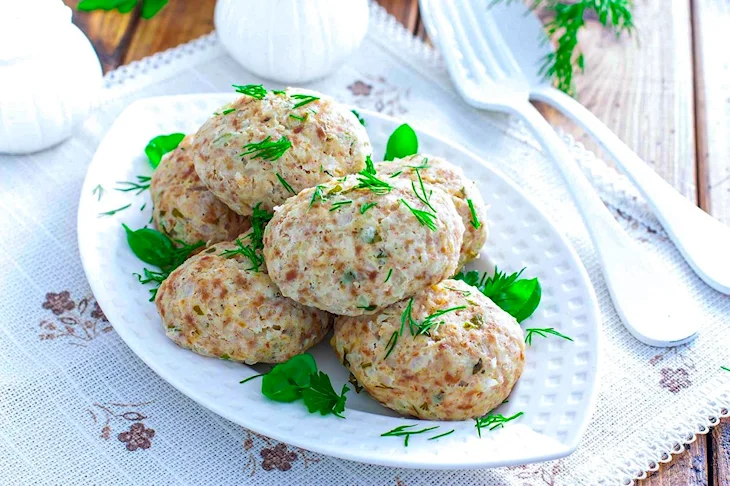 Паровые котлетки из индейки