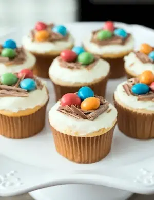 Пасхальный кулич капкейк