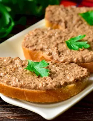 Печеночный паштет куриной печени