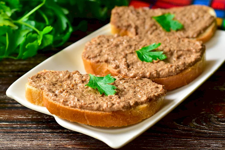 Печеночный паштет куриной печени