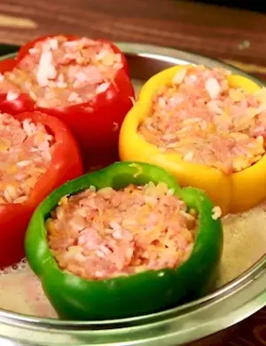 Перец фаршированный индейкой
