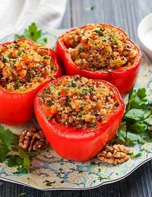 Перцы фаршированные киноа