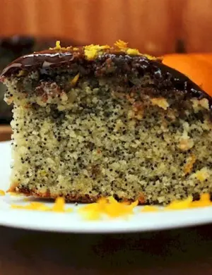 Пирог маковый с апельсином