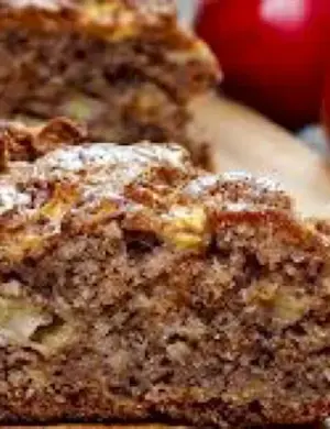 Пирог с яблоками и грецкими орехами