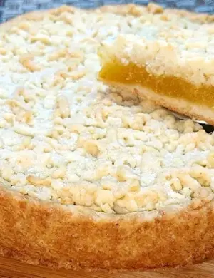 Пирог с цитрусовой начинкой