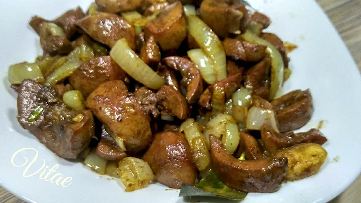 Почки жареные