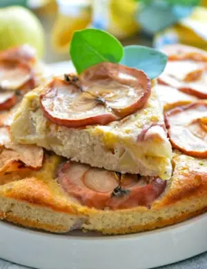 ПП шарлотка с яблоками