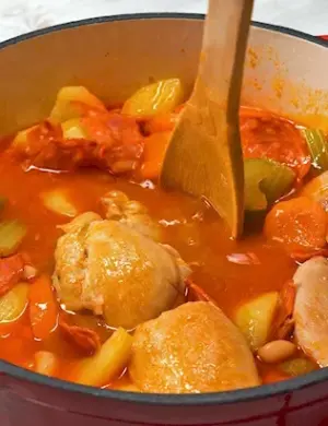 Рагу с курицей