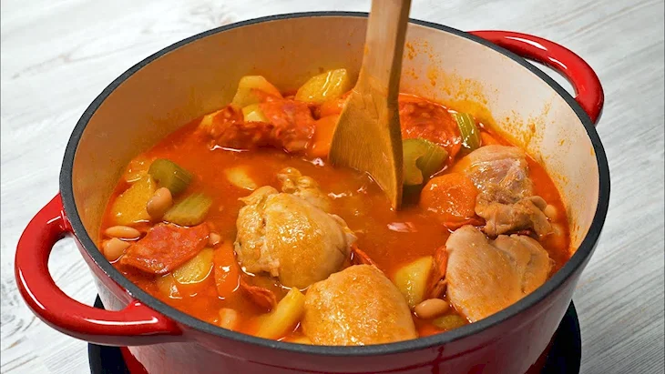 Рагу с курицей