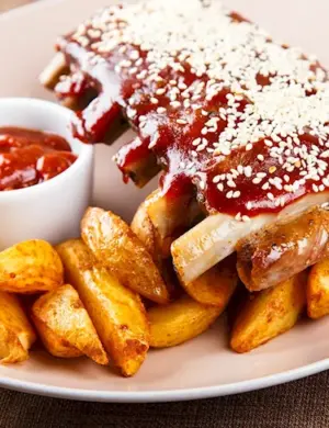 Ребрышки с картошкой