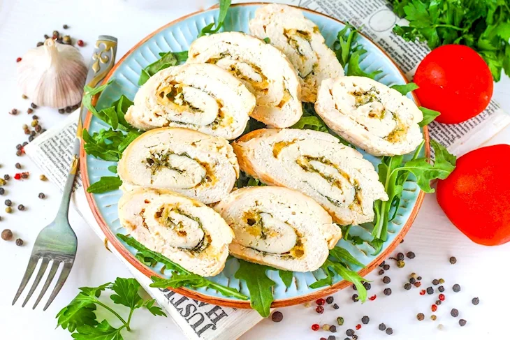 Рулет куриный каприз