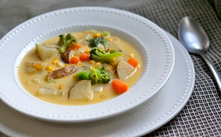 Рыбный суп с овощами