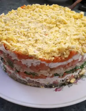 Сайра консервы салат Мимоза