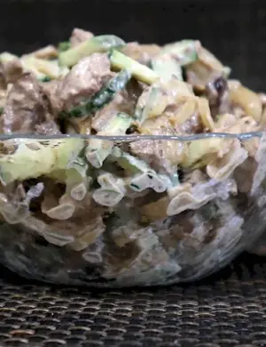 Салат из печени
