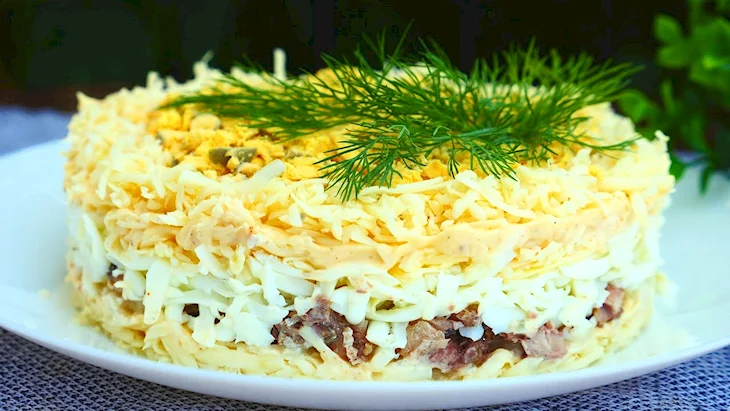 Салат Мимоза