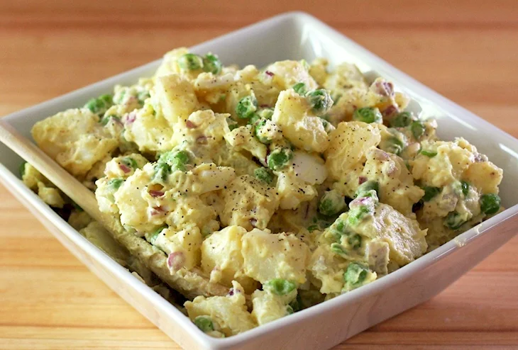 Салат с картофелем