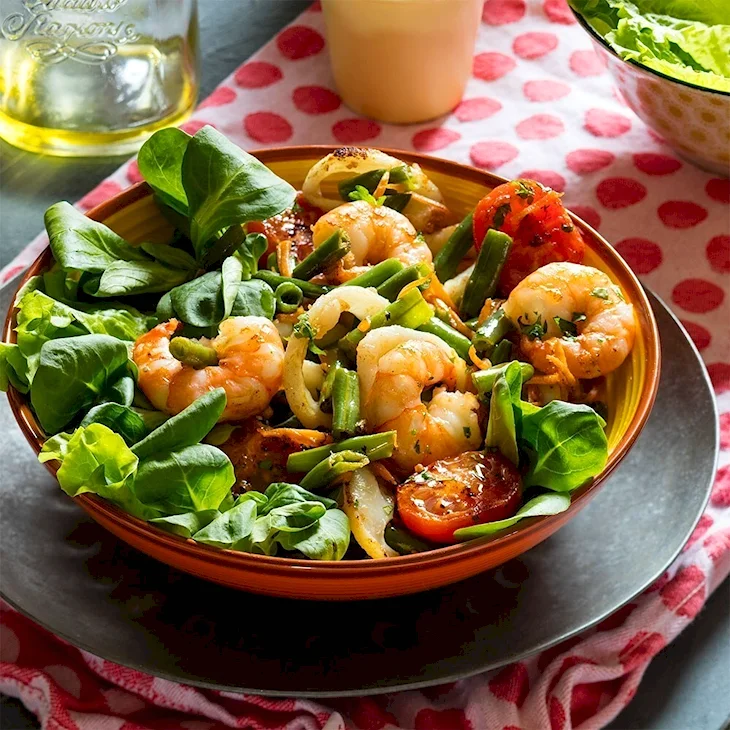 Салат с морепродуктами