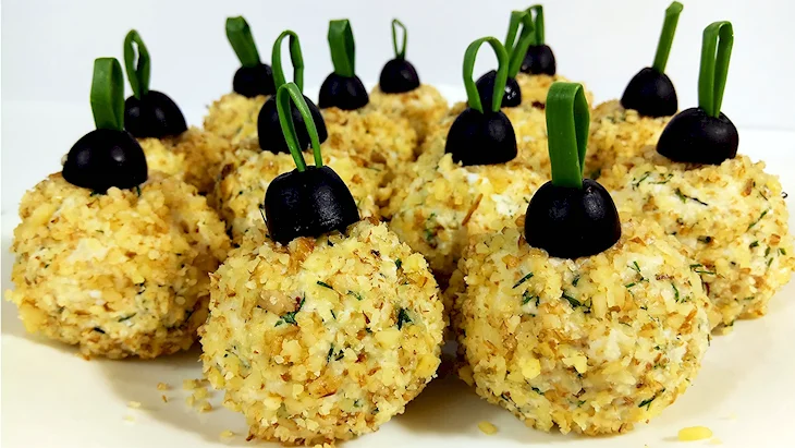 Салат закуска елочные шарики