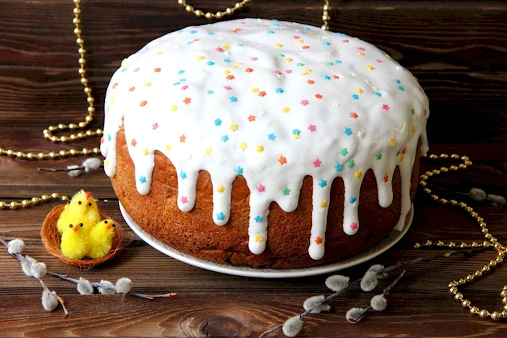 Шафрановый кулич