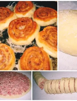 Шанежки с фаршем
