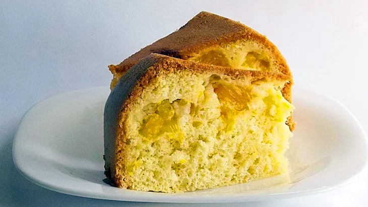 Шарлотка с апельсинами