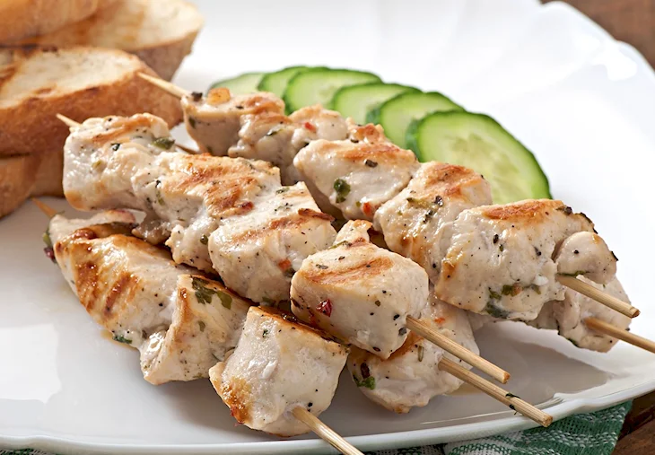 Шашлычки из куриной грудки