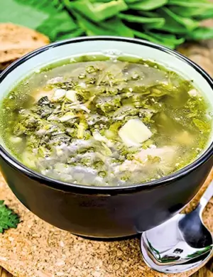 Щи с крапивой