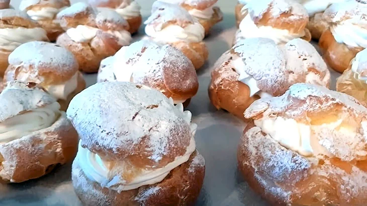 Шу с кремом Патисьер