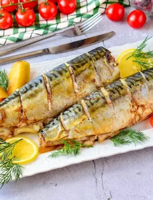 Скумбрия запеченная в духовке