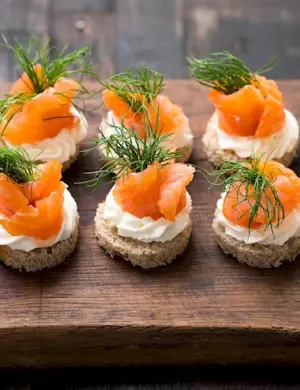 Smoked Salmon Canapes