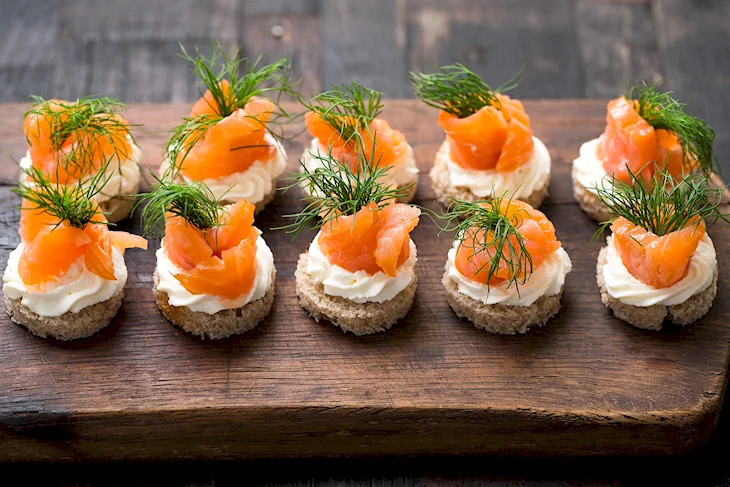 Smoked Salmon Canapes