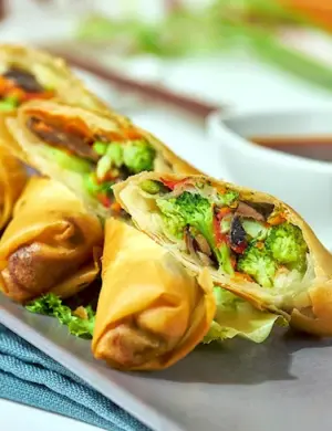 Спринг роллы с овощами