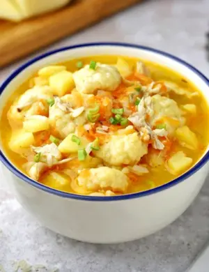 Суп с клецками